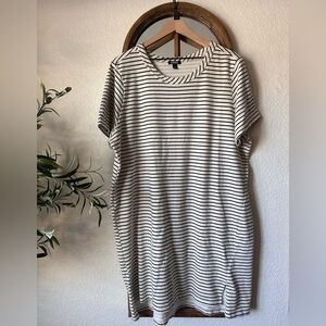 Buffalo David Bitton Striped T-Shirt Dress | Size XXL